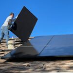 panele słoneczne - instalacja fotowoltaiczna na dachu